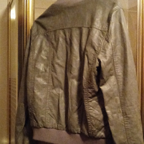 Xhilaration green leather jacket - Picture 4 of 4